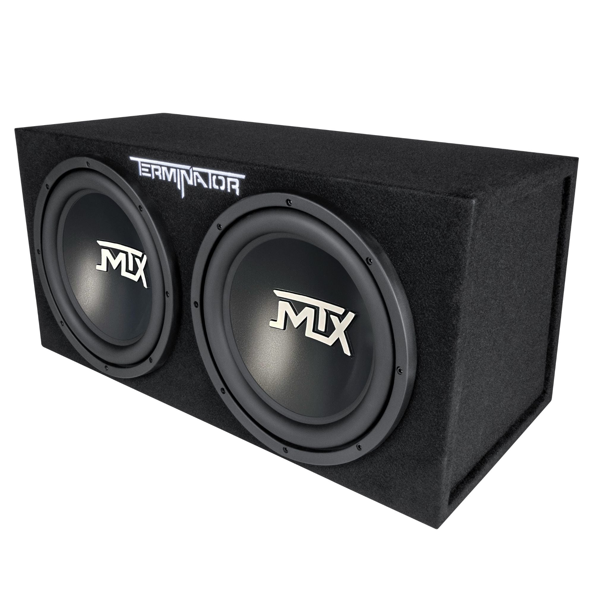 MTX TNE212D 12" 1200W Car Audio Dual Loaded Subwoofer Box Enclosure (Damaged)