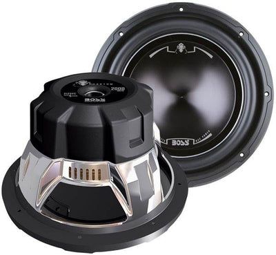2) New BOSS AUDIO P12DVC 12" 4000W Car Subwoofers Power Sub Woofer DVC 4 Ohm