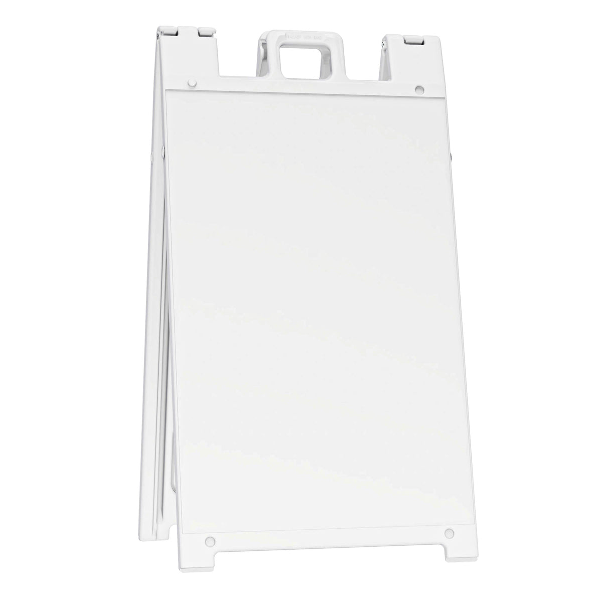 Plasticade Signicade Portable Folding Sidewalk Double Sided Sign Stand, (2 Pack)