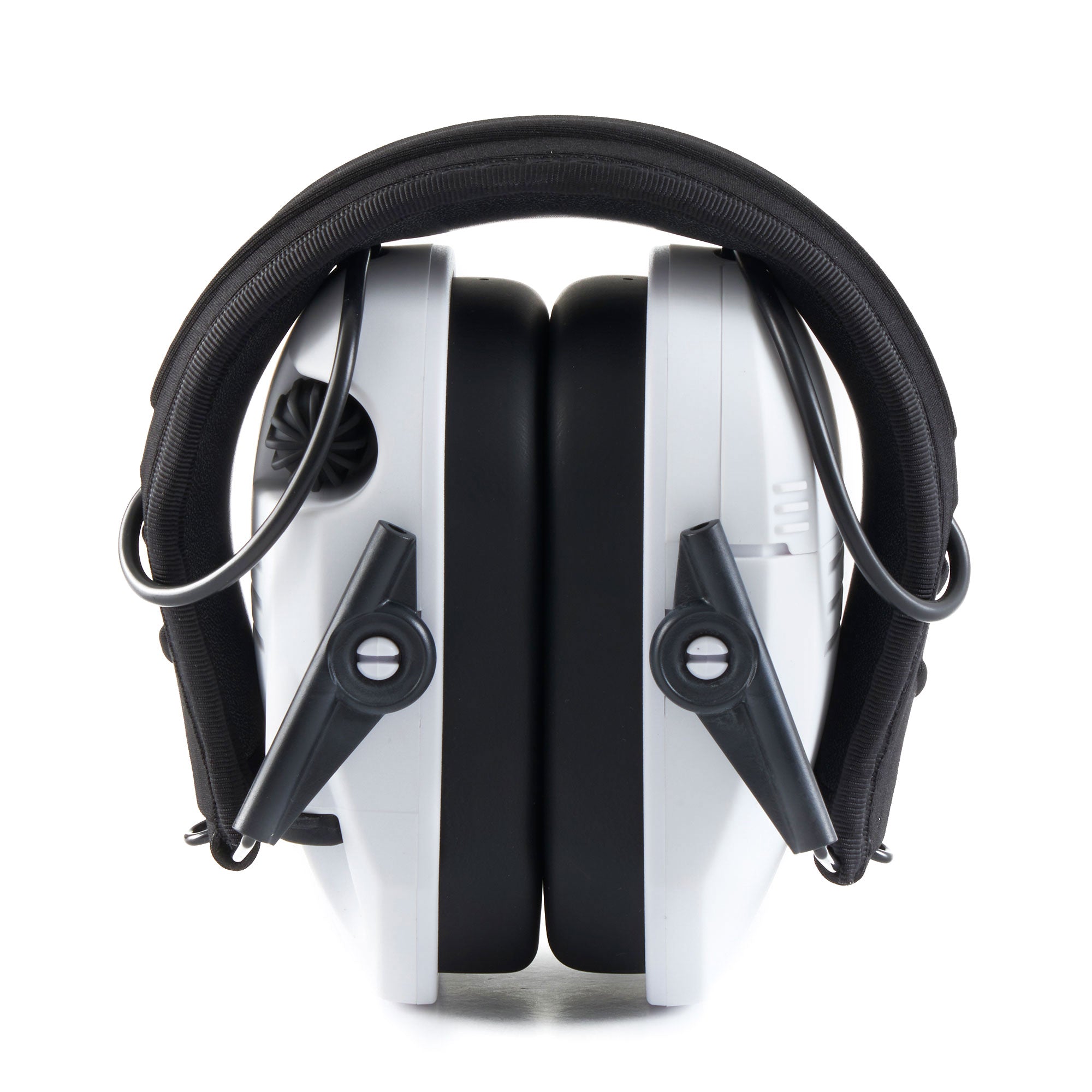 Walker's Razor Slim Shooter Folding Ear Protection Muffs with NRR of 23dB, White - VMInnovations