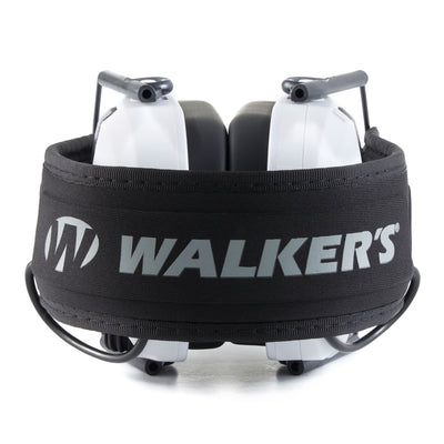 Walker's Razor Slim Shooter Folding Ear Protection Muffs with NRR of 23dB, White - VMInnovations
