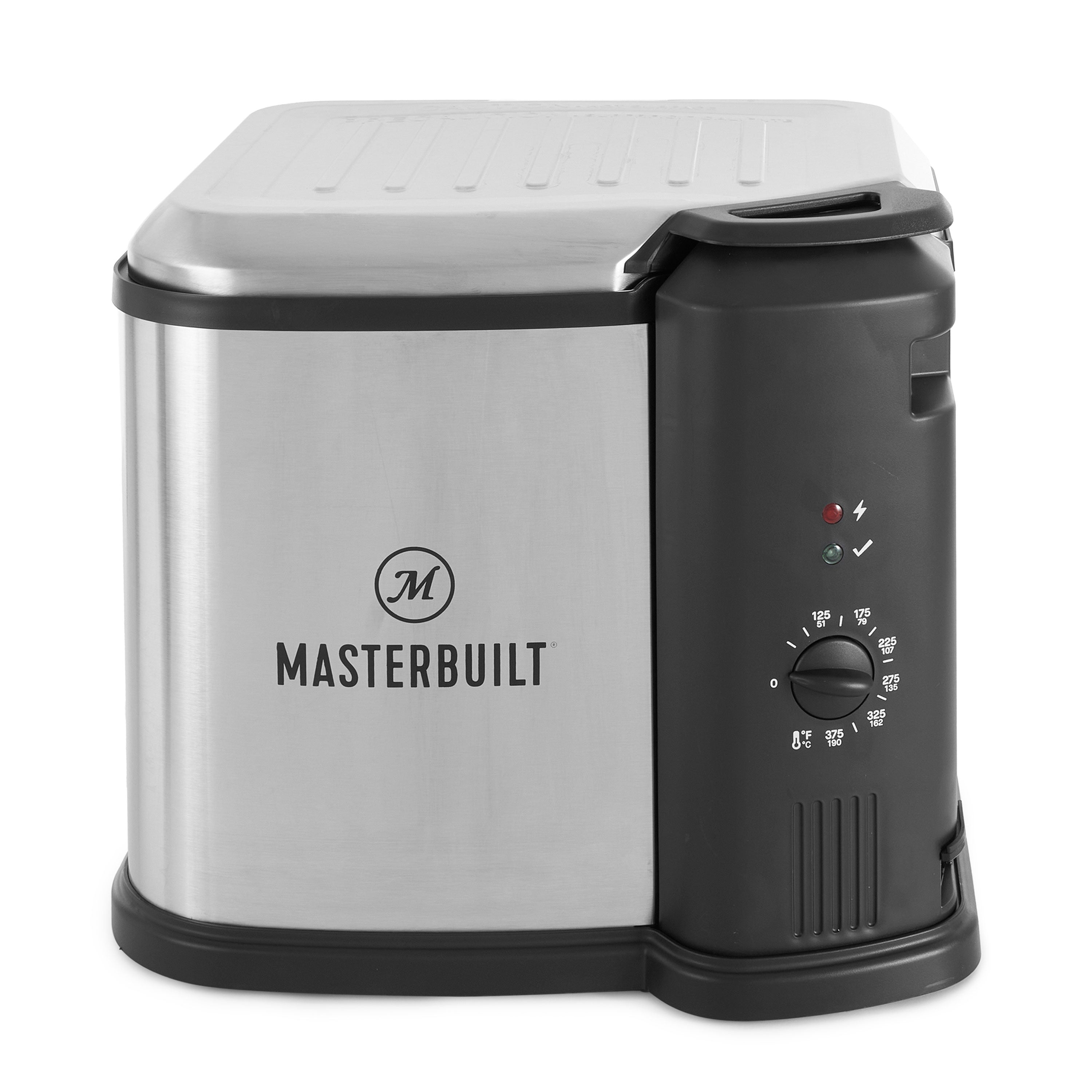 Masterbuilt Countertop 8L Electric Deep Fryer, Boiler, Steamer Cooker in Silver (Refurbished)