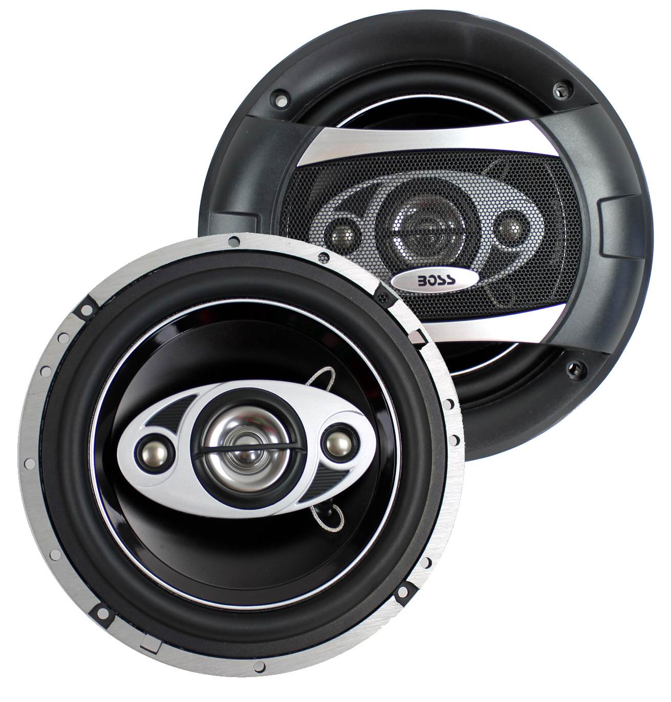 2) NEW BOSS AUDIO P65.4C 6.5" 4-Way 400W Car Coaxial Speakers Stereo P654C - VMInnovations