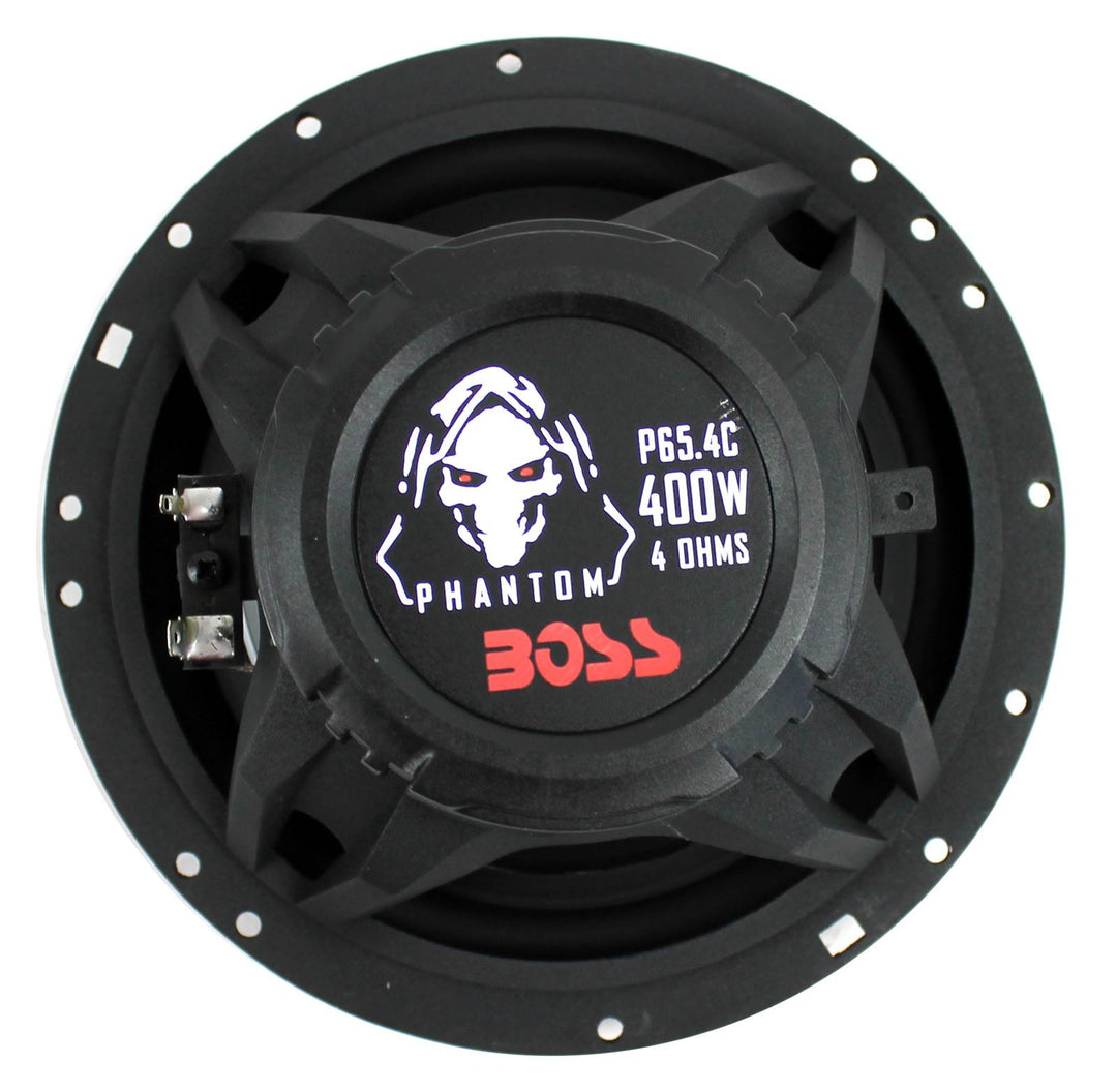 2) NEW BOSS AUDIO P65.4C 6.5" 4-Way 400W Car Coaxial Speakers Stereo P654C