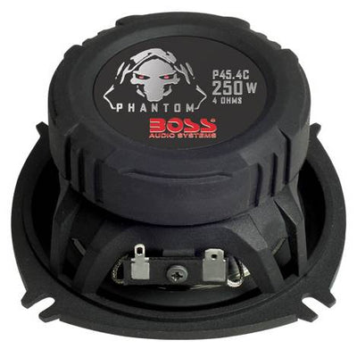 2) NEW BOSS P45.4C 4" 250W 4-Way PHANTOM Series Car Audio Coaxial Speakers P454C