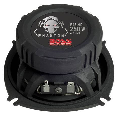 2) NEW BOSS P45.4C 4" 250W 4-Way PHANTOM Series Car Audio Coaxial Speakers P454C