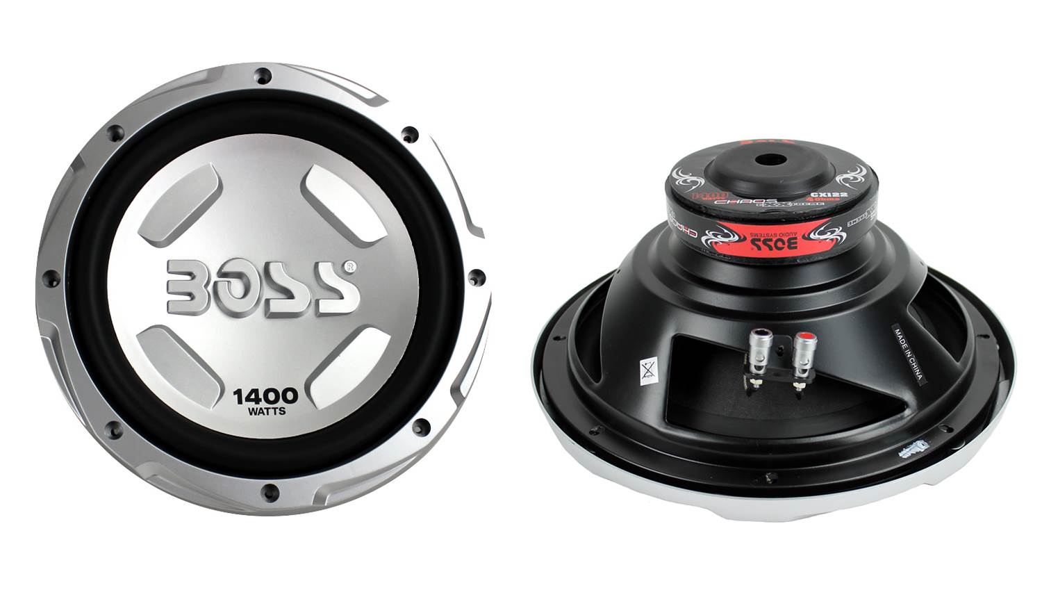 BOSS AUDIO Chaos CX122 12" 2800 Watt Car Power Subwoofer Sub Woofer PAIR - VMInnovations