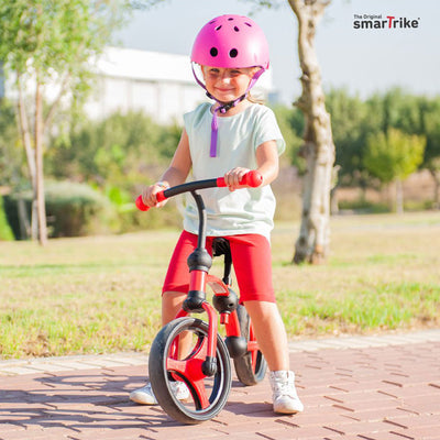 smarTrike & Adjustable Kids Running Bike 2 in 1 Balance Bike, Red (Open Box) - VMInnovations
