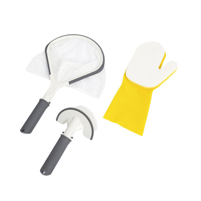 Bestway SaluSpa 3 Piece Cleaning Tool Accessory Set for Hot Tub/ Spa (Open Box)