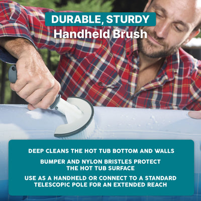 Bestway SaluSpa All-in-One Cleaning Tools for Spa w/ Net, Brush, & Scrubber Mitt - VMInnovations