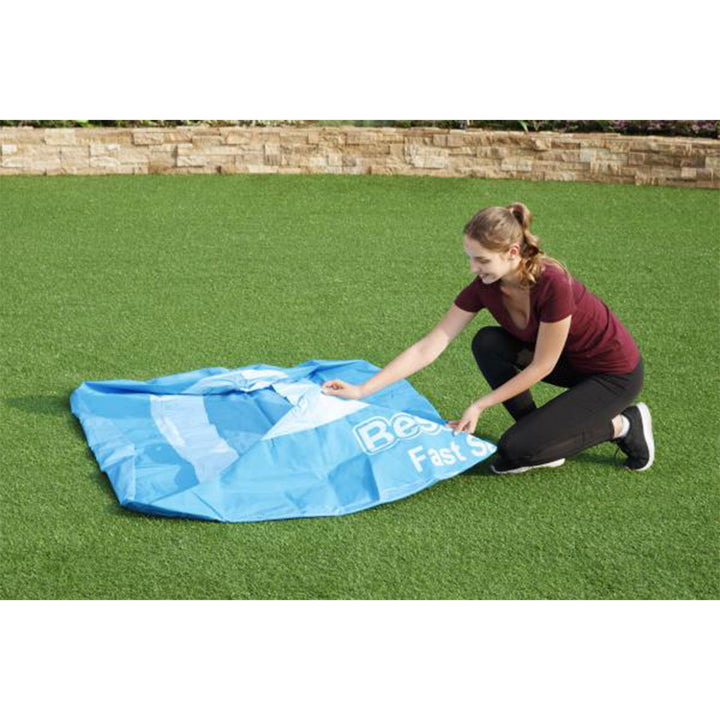 Bestway Fast Set 6 Ft x 20 In Outdoor Inflatable Swimming Pool Set (Open Box)