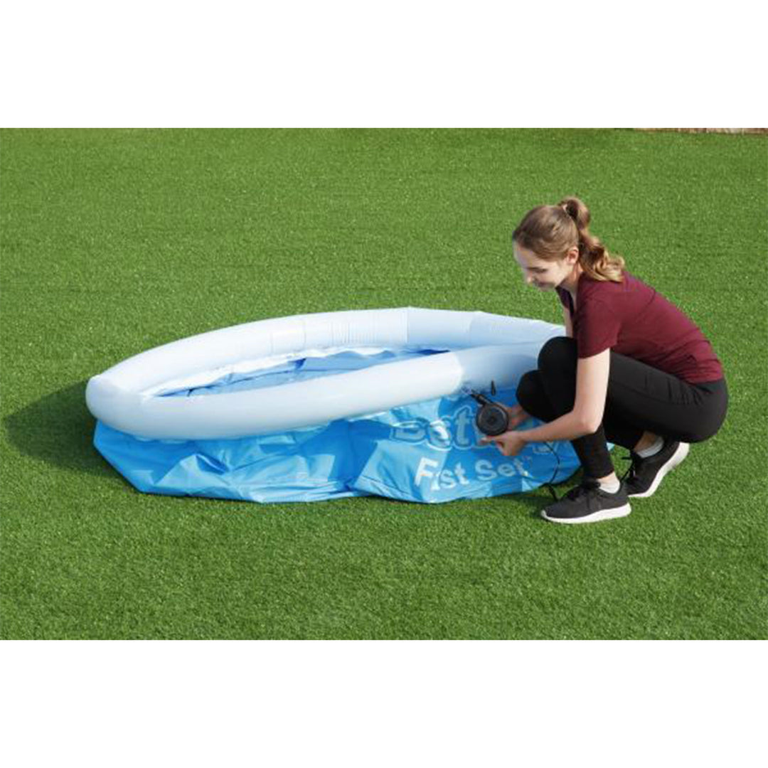 Bestway Fast Set 6 Ft x 20 In Outdoor Inflatable Swimming Pool Set (Open Box)