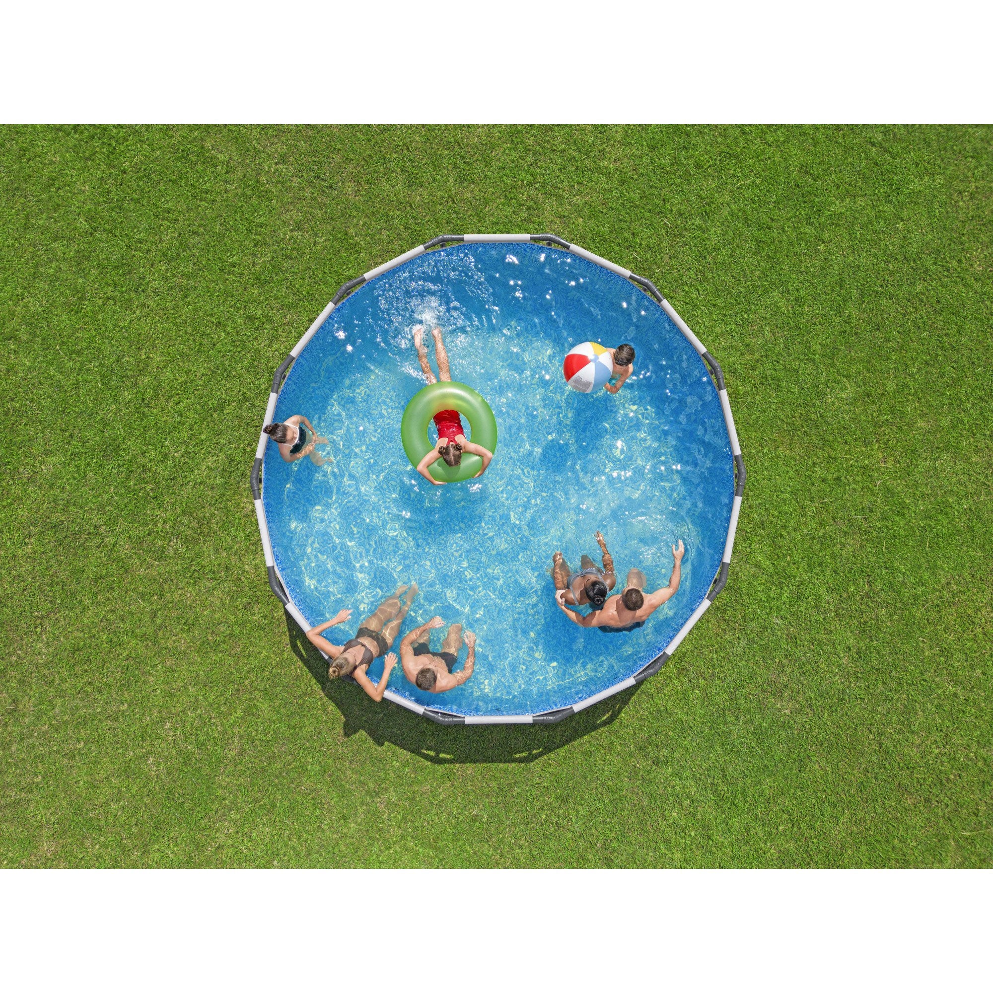 Bestway Steel Pro MAX 14' x 4' Foot Above Ground Round Complete Pool Set (Used)