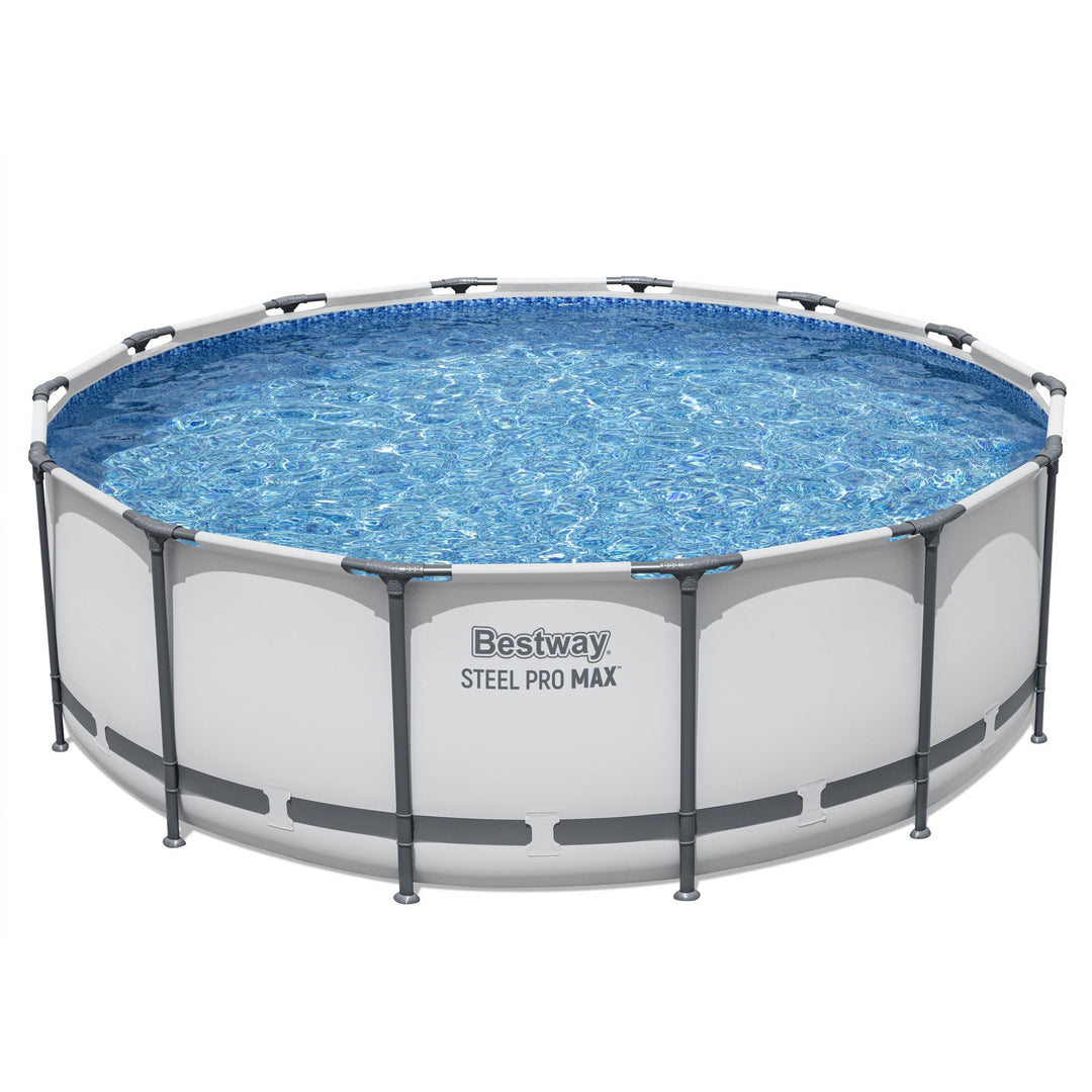 Bestway Steel Pro MAX 14 x 4 Foot Above Ground Round Pool Set (For Parts)