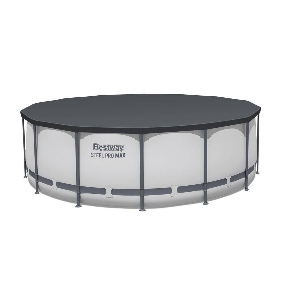 Bestway Steel Pro MAX 14'x48" Round Above Ground Swimming Pool with Pump & Cover