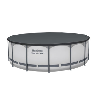 Bestway Steel Pro MAX 14' x 4' Foot Above Ground Round Complete Pool Set (Used) - VMInnovations
