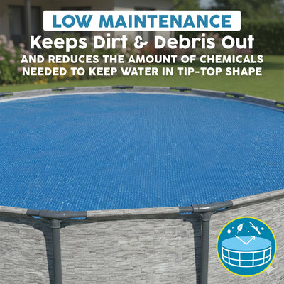 Bestway Round Solar Pool Cover for 18' Frame & Steel Wall Above Ground(Open Box)