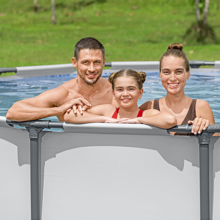 Bestway Steel Pro MAX 14' x 4' Foot Above Ground Round Complete Pool Set (Used)