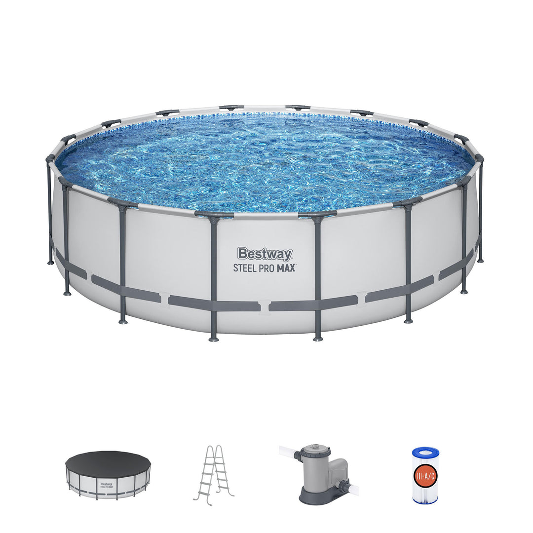 Bestway Steel Pro MAX 16x4 Ft Above Ground Round Pool Set (For Parts) - VMInnovations