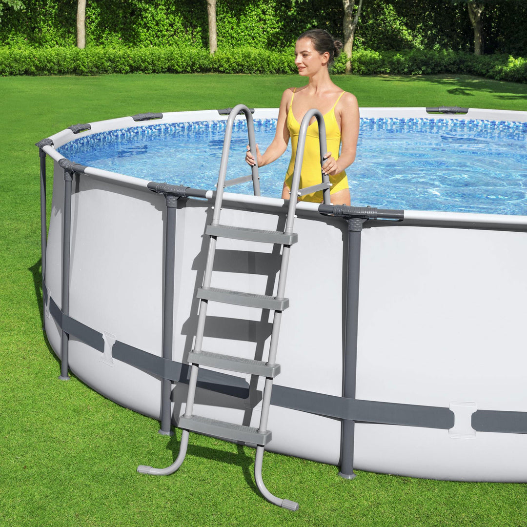 Bestway Steel Pro MAX 16'x48" Round Above Ground Swimming Pool with Pump & Cover