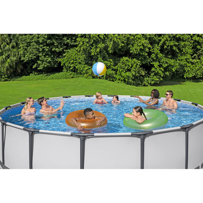 Bestway Steel Pro MAX 16'x48" Round Above Ground Pool w/ Pump & Cover(Open Box)