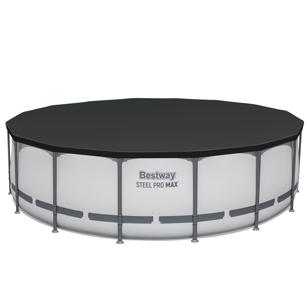Steel Pro MAX 16x4 Ft Above Ground Pool Set w/ Accessory Kit (Open Box)