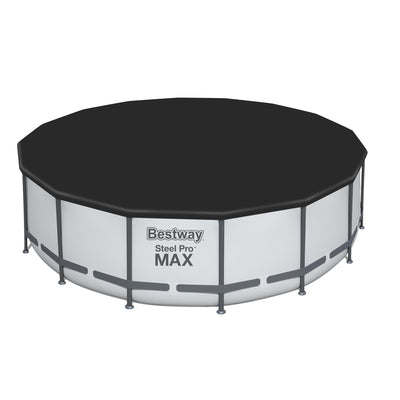 Bestway Steel Pro MAX 16'x48" Round Above Ground Swimming Pool with Pump & Cover