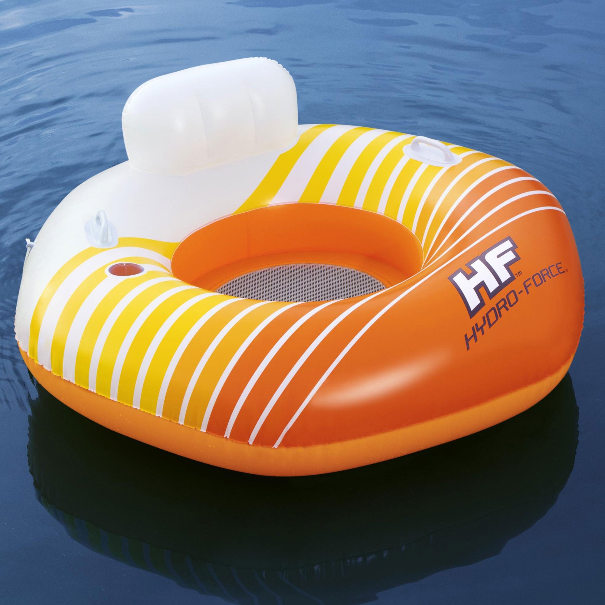 Hydro-Force 43399E Sunkissed Swimming Pool, Lake, River, Beach Inflatable Tube - VMInnovations