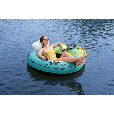 Bestway Hydro Force Alpine Single Person River Float Tube with Removable Cooler - VMInnovations