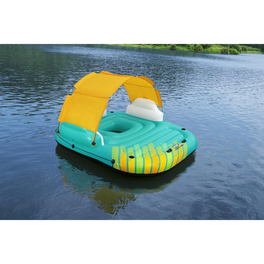 Bestway Hydro-Force Sunny Lounger 5 Person Inflatable Island Floating Water Raft