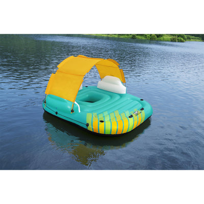 Bestway Hydro-Force Sunny Lounger 5 Person Inflatable Island Floating Water Raft