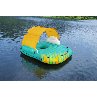 Hydro Force Sunny 5 Person Inflatable Floating Island Raft (Open Box) - VMInnovations