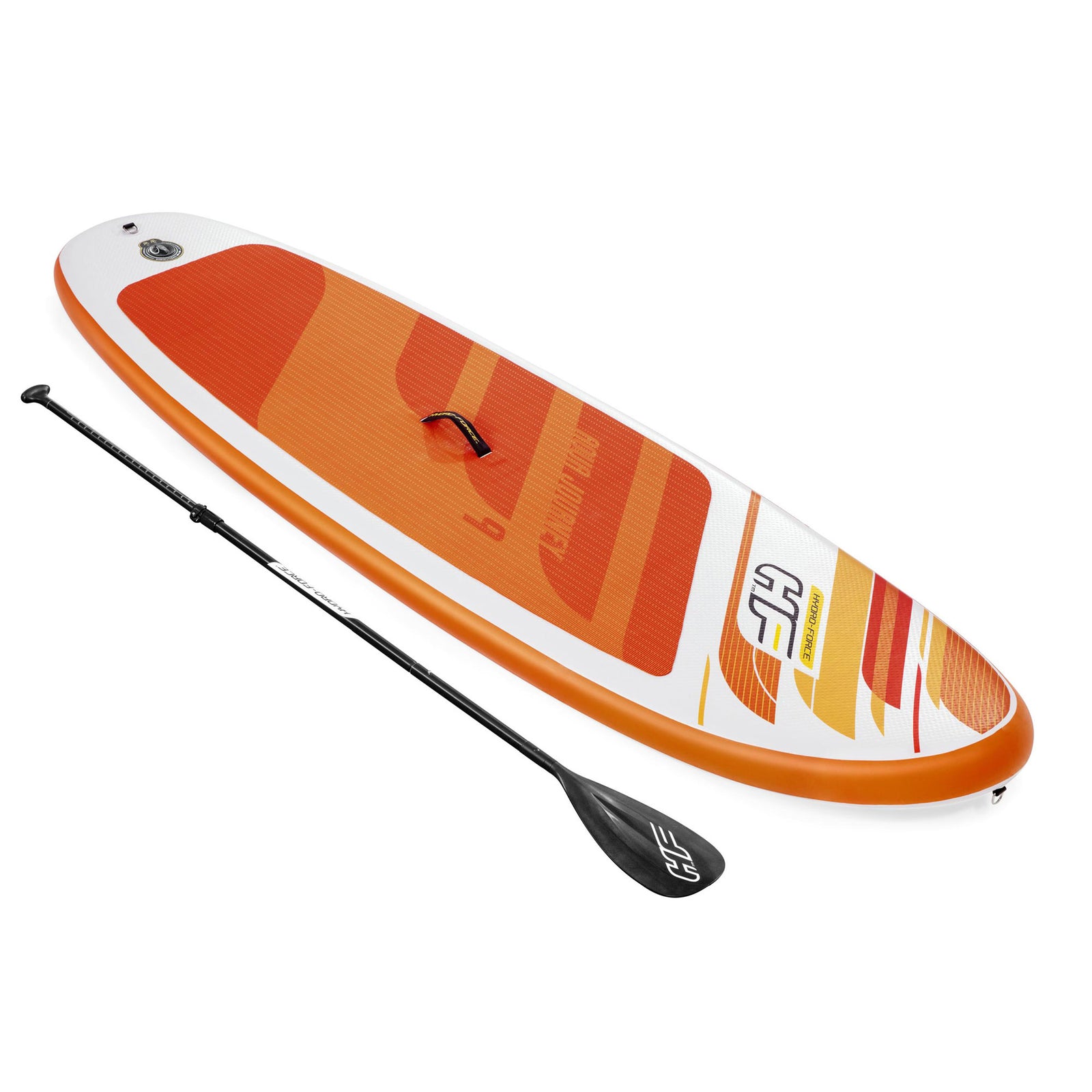 Bestway Hydro-Force Aqua Journey Inflatable 9' Stand Up Paddle Board Water Set - VMInnovations