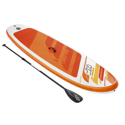 Bestway Hydro-Force Aqua Journey Inflatable 9' Stand Up Paddle Board Water Set - VMInnovations