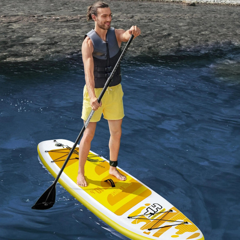 Hydro Force Aqua 10.5 Ft SUP Stand Up Paddle Board Set (Open Box)