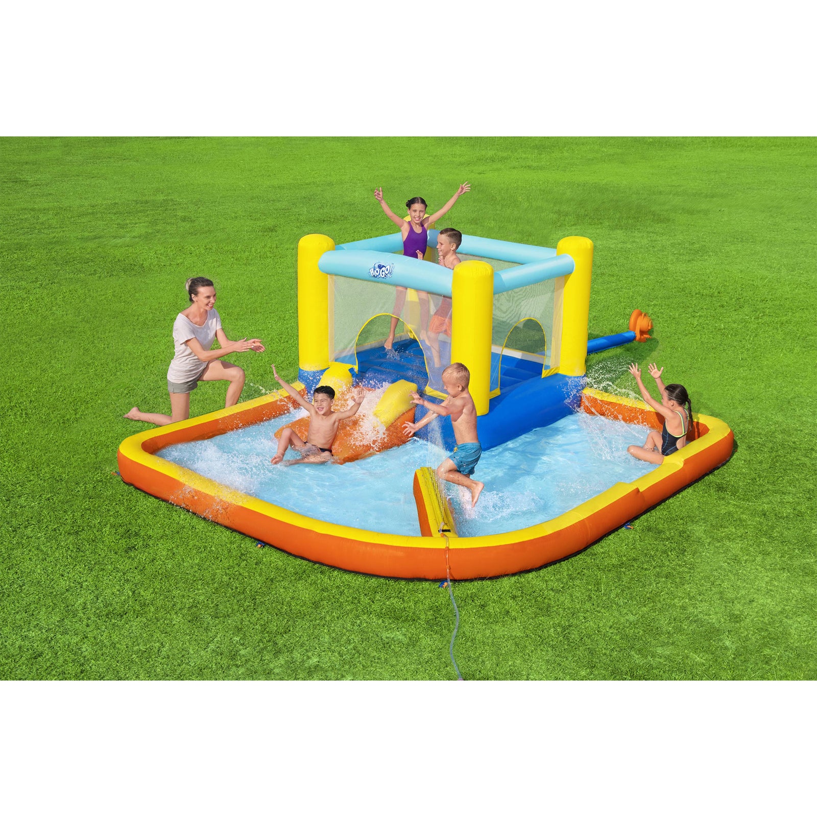 Bestway H2OGO! Inflatable Beach Bounce Water Park with Air Blower and Bag (Used) - VMInnovations