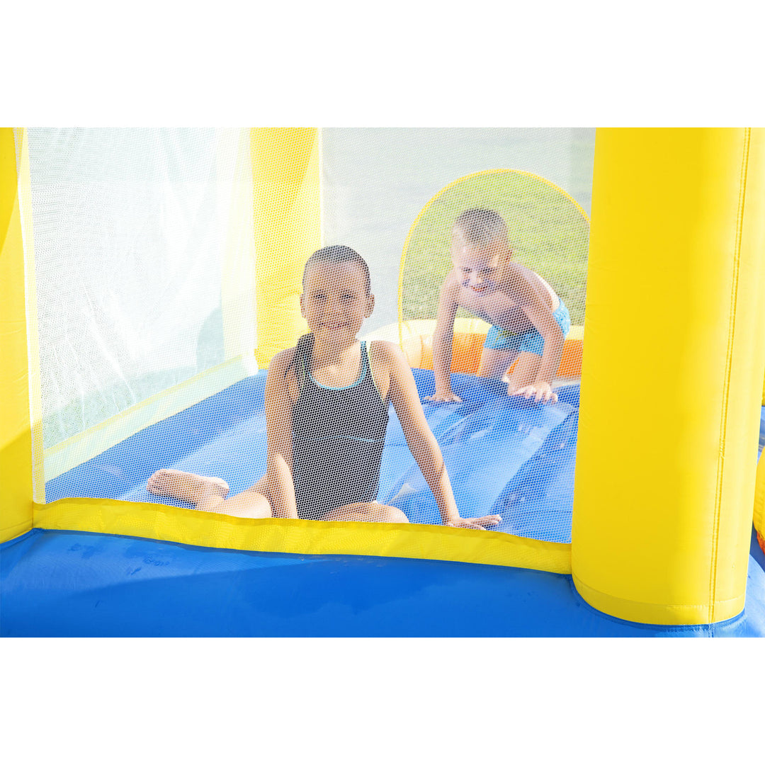 Bestway H2OGO! Beach Bounce Kids Inflatable Outdoor Water Park with Air Blower