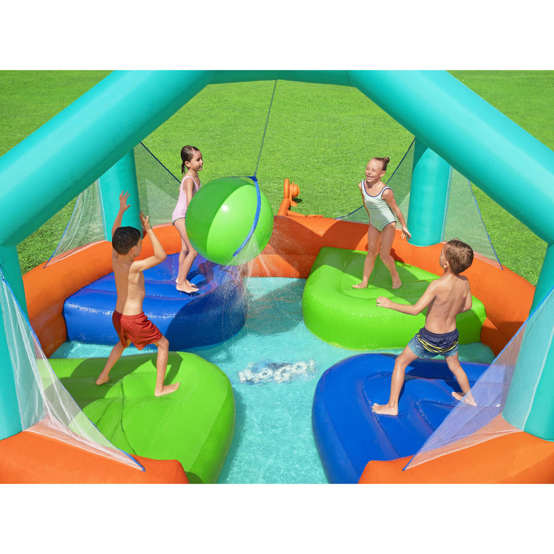Bestway H2OGO! Dodge & Drench Kids Inflatable Bounce House Game Water Park(Used)