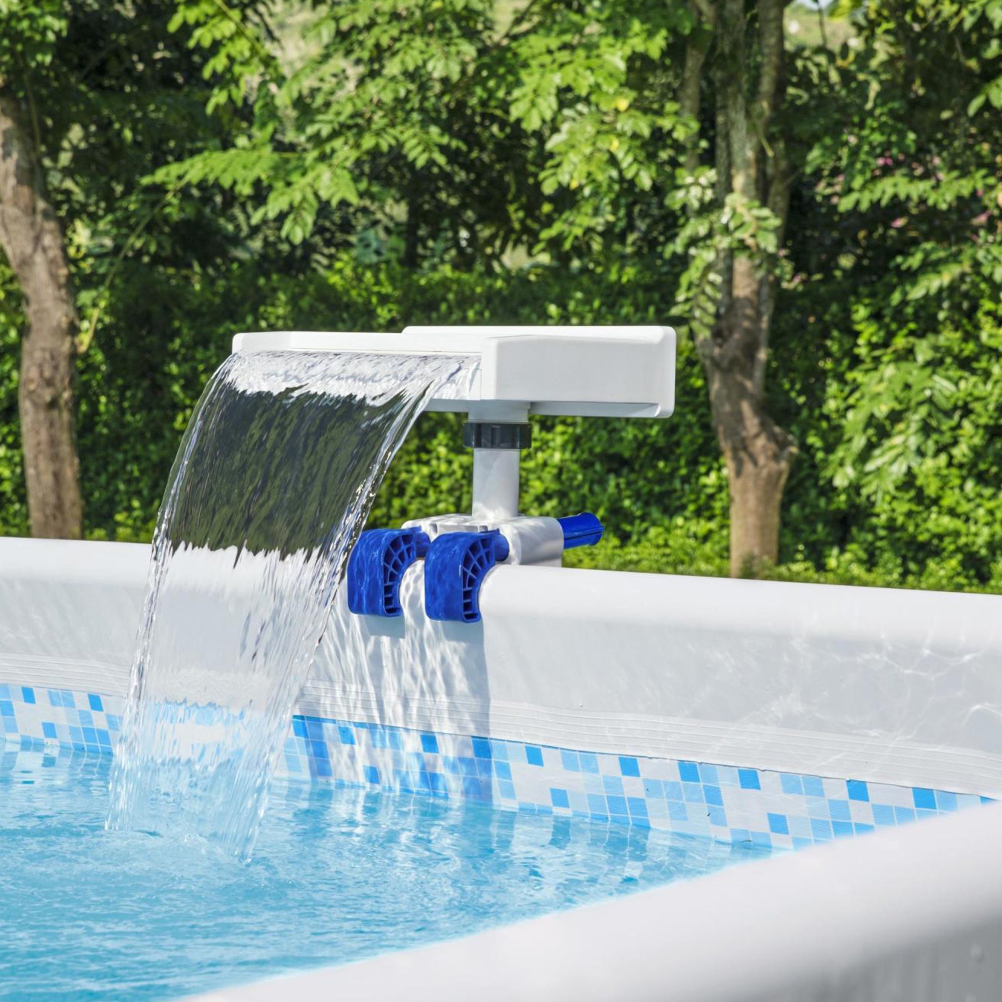 Bestway Above Ground Pool 7 Colored LED Relaxing Waterfall Cascade (For Parts) - VMInnovations