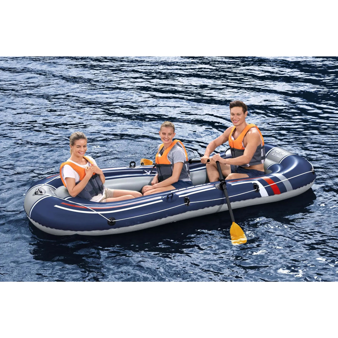 Bestway Hydro Force Treck X3 Heavy Duty 3 Person Water Raft Set (Open Box)