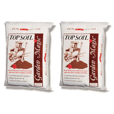 Michigan Peat Garden Magic Organic Planting Potting Soil, 40 Pound Bag (2 Pack) - VMInnovations