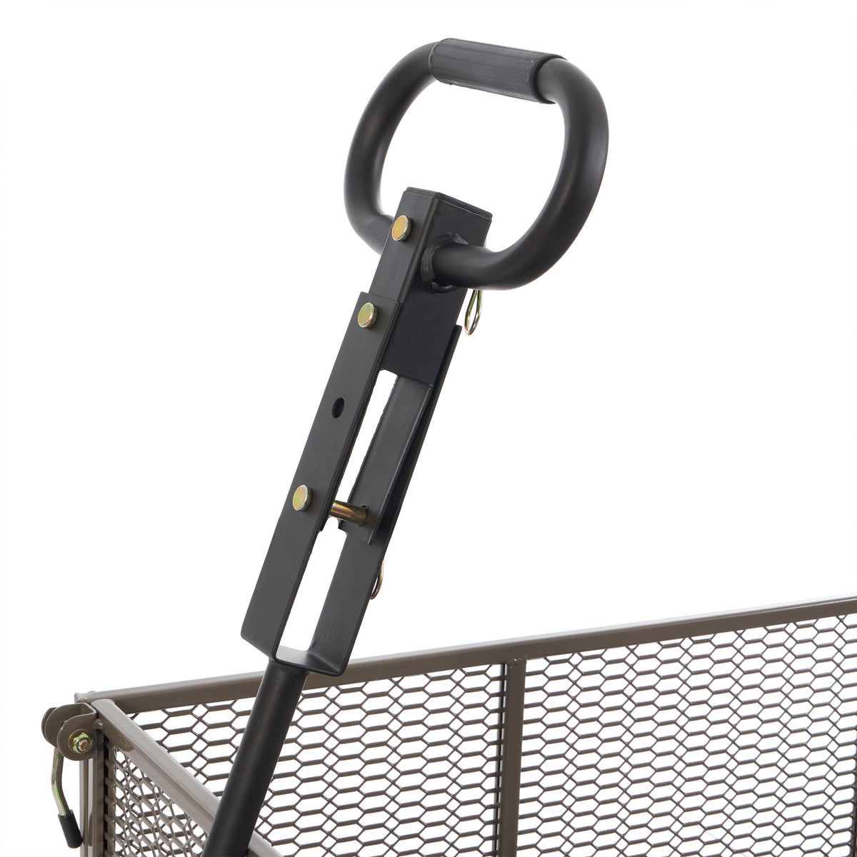 Gorilla Cart 5 Cubic Feet Heavy Duty Steel Quick Dump Wagon Cart, Gray (Damaged)