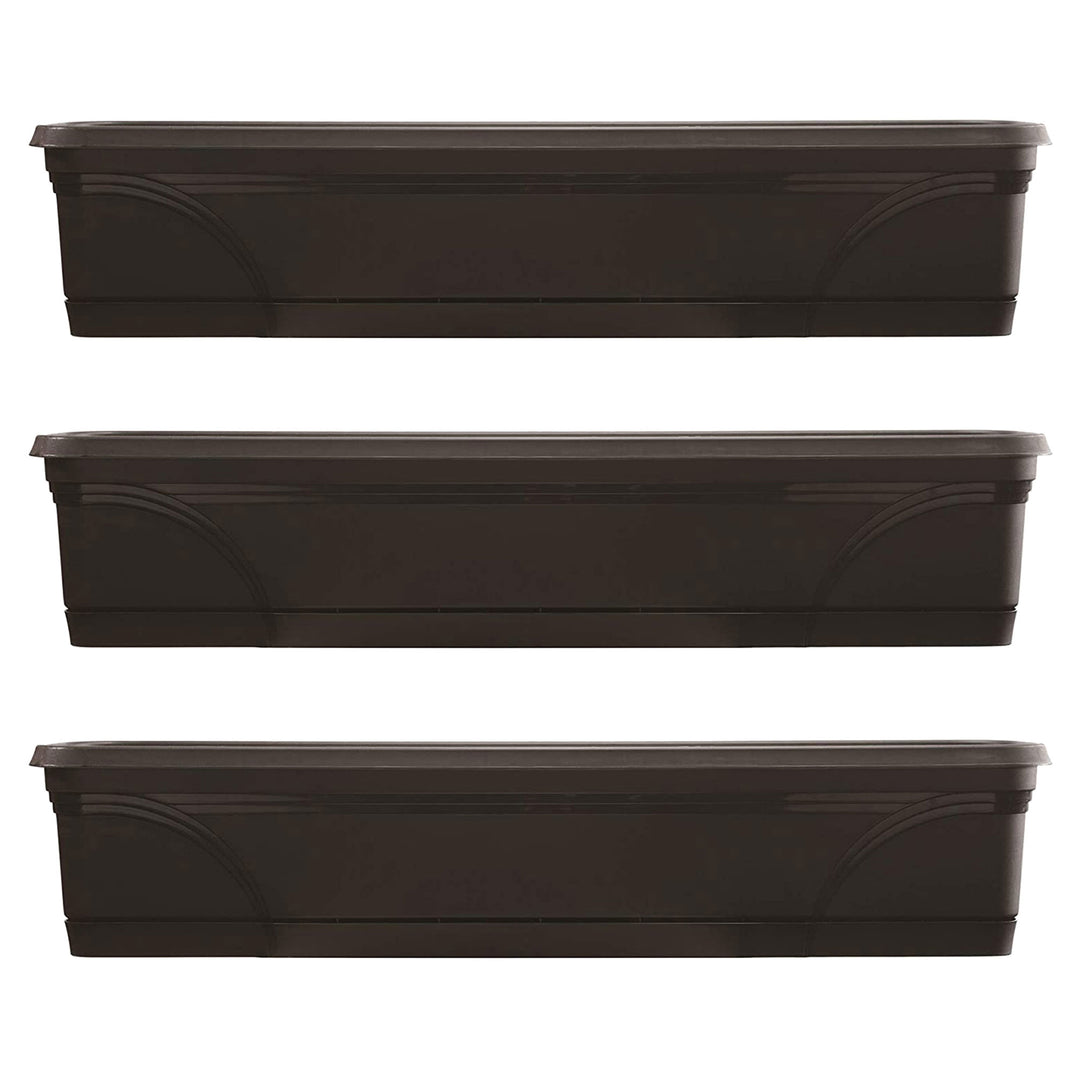 Southern Patio 36" Medallion Hanging Windowsill Garden Box Planter (3 Pack)