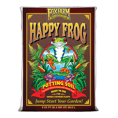 Foxfarm Happy Frog Ph Adjusted Garden Potting Soil Mix, 2 Cubic Feet  (30 Pack) - VMInnovations