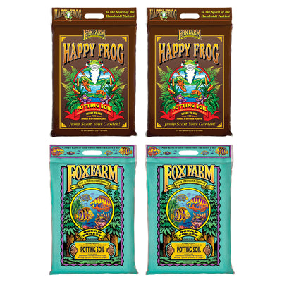 FoxFarm Happy Frog Nutrient and Ocean Forest Garden Potting Soil Mix (2 Pack) - VMInnovations