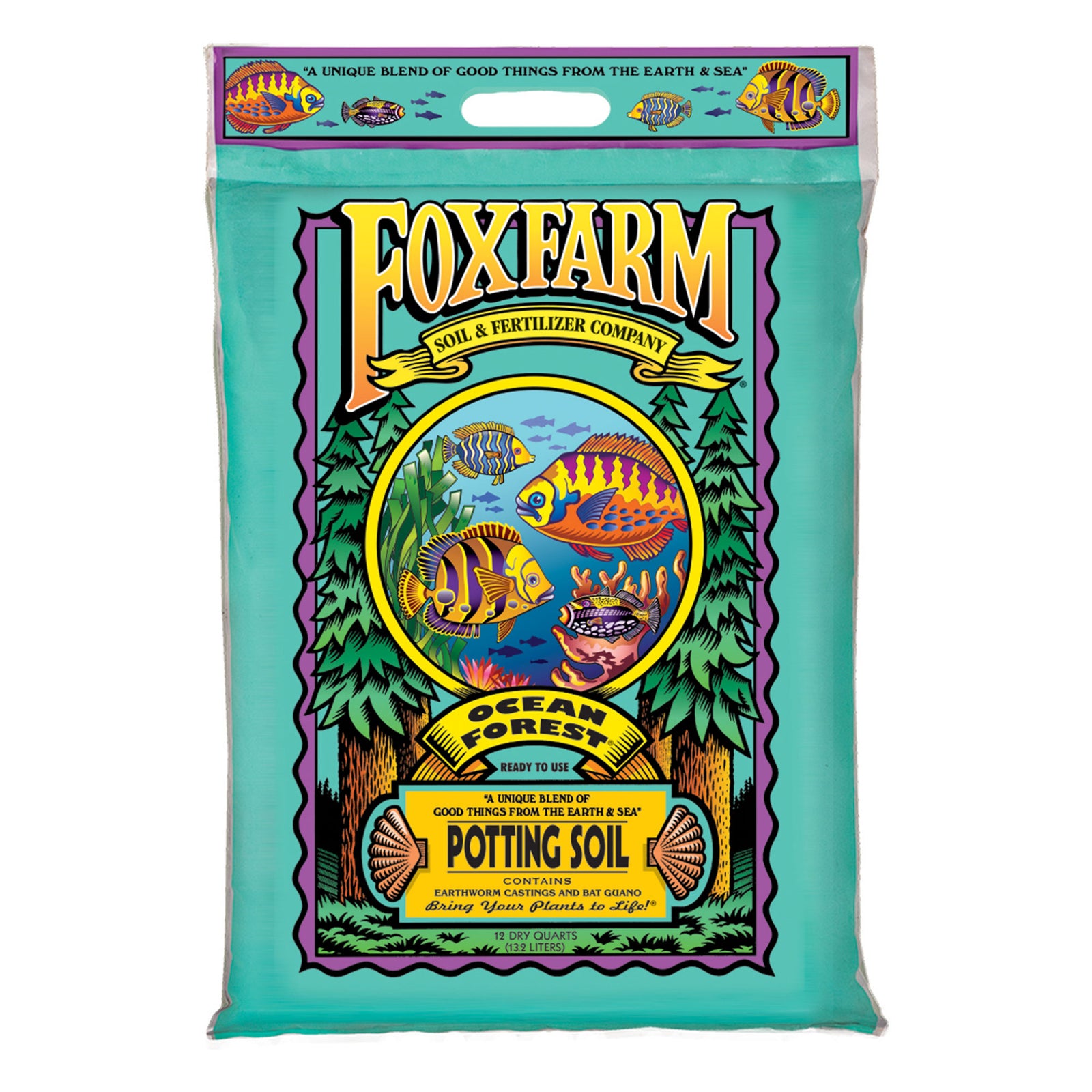 FoxFarm Happy Frog Nutrient and Ocean Forest Garden Potting Soil Mix (2 Pack) - VMInnovations