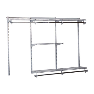 Rubbermaid Configurations 3-6 Feet Custom DIY Closet Organizer Kit (2 Pack) - VMInnovations