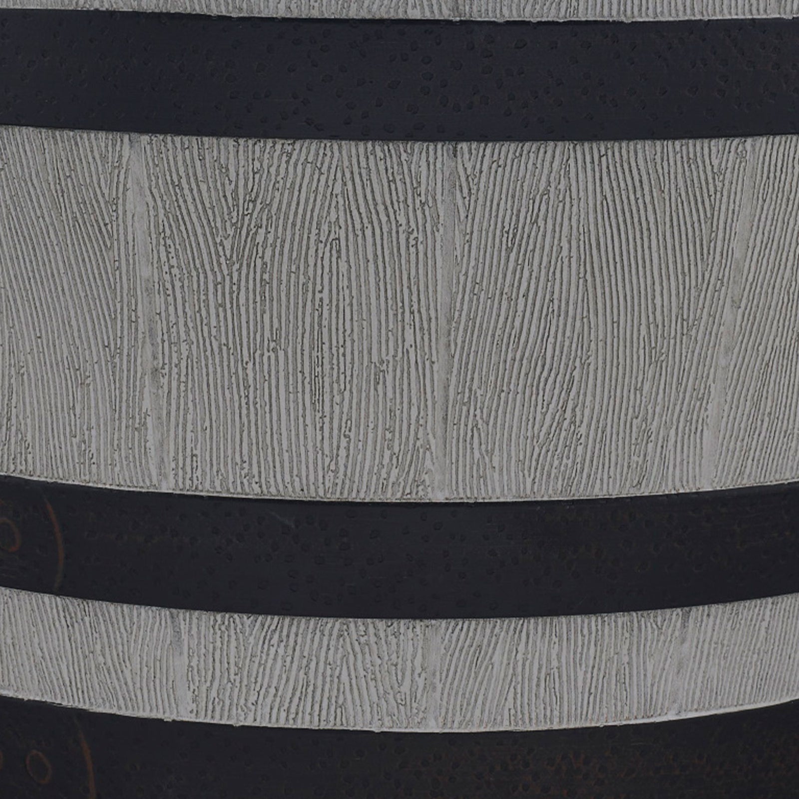 Southern Patio HDR-055457 Resin Whiskey Barrel Outdoor Garden Planter Pot, Gray - VMInnovations