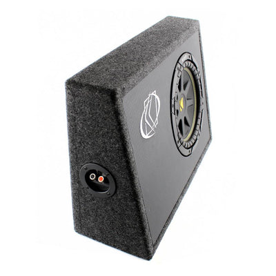 KICKER TC10 10" 300W Loaded Single Car Audio Subwoofer + Enclosure (Open Box)
