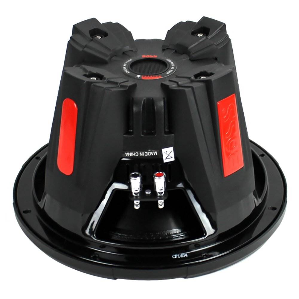 QPower Dual 12 inch Vented Sub Box and Boss Phantom 12” 2300W Subwoofer (2 Pack)